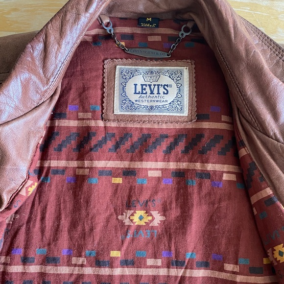Levi’s vintage genuine leather jacket - Picture 3 of 4